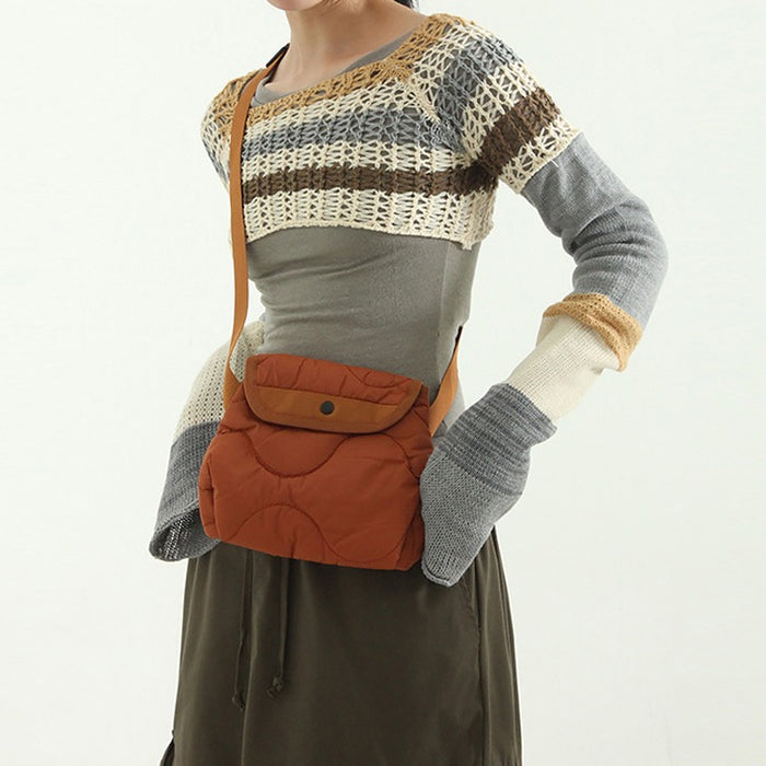 Wholesale nylon pouch bag rhombus crossbody bag casual