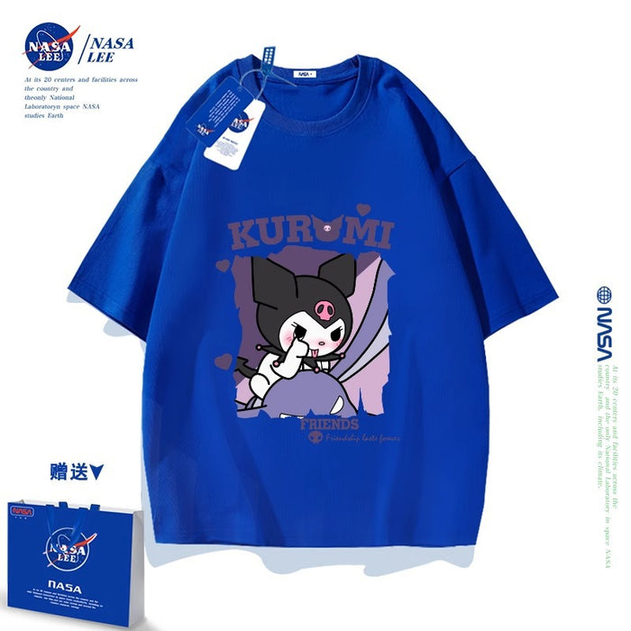 Wholesale Cartoon Cute Cotton Girls T-shirt Short Sleeve JDC-CTS-LuY001