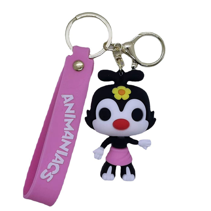 Wholesale Creative cartoon Dalmatian keychain pendant bag car keychain accessories gift