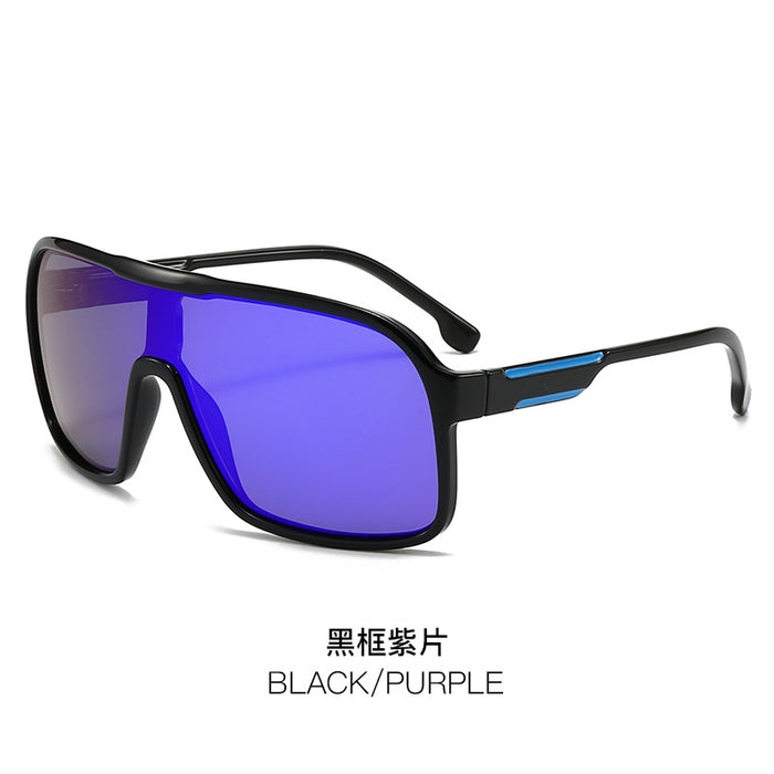 Wholesale New Polarized Large Frame Integrated Sunglasses Fashion Cycling Sports Mirrors Outdoor Sunshade Mirrors