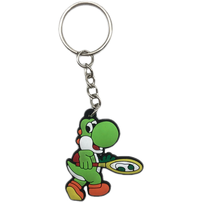 Wholesale 10pcs Cartoon Mushroom Keychain Pendant PVC Key Pendant School Bag Decoration