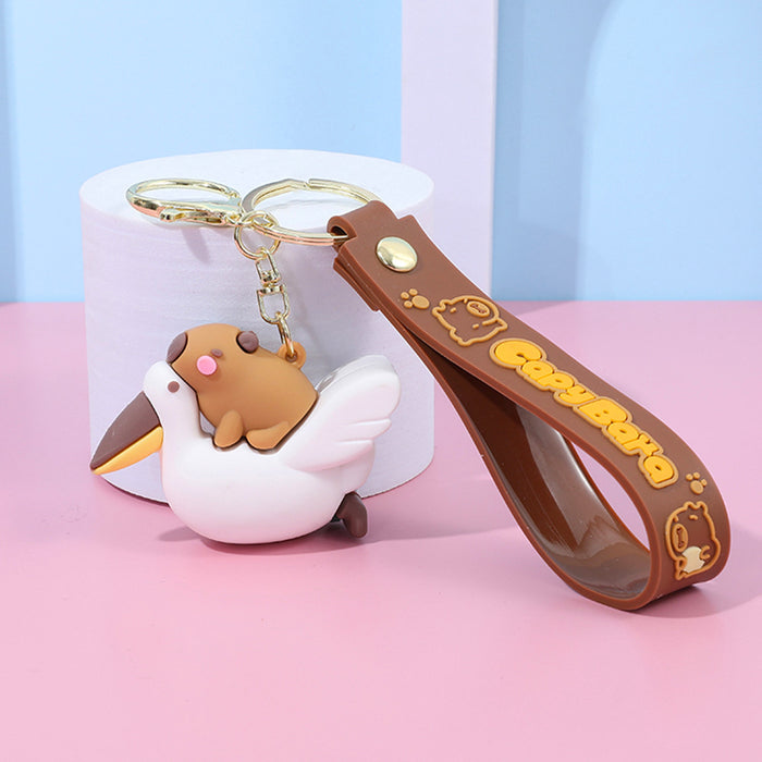 Wholesale  Capybara Small Pendant Doll Keychain