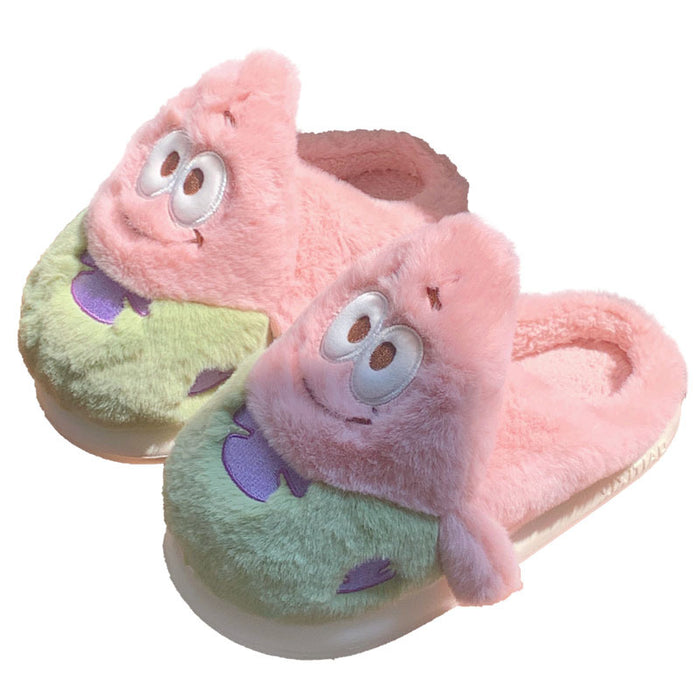 Wholesale Plush Cartoon Cotton Slippers (F) JDC-SP-RongHe002
