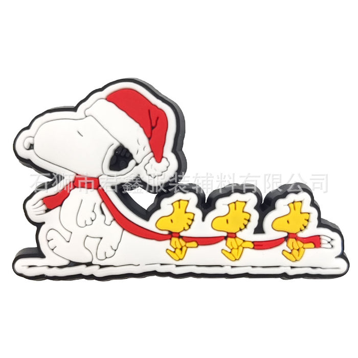 Wholesale 50pcs hole shoes soft rubber decorative buckle shoe accessories