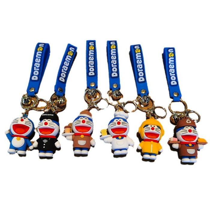 Wholesale Couple Backpack Pendant Creative Car Accessories Keychain