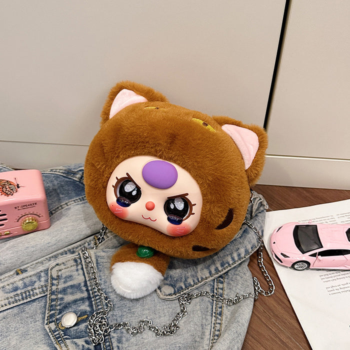 Wholesale Plush Chain Doll Shoulder Bag Crossbody Bag