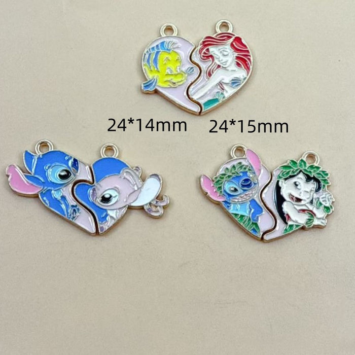 Wholesale 10pcs alloy pendants,  earrings,  necklaces,  and bag accessories Pendant