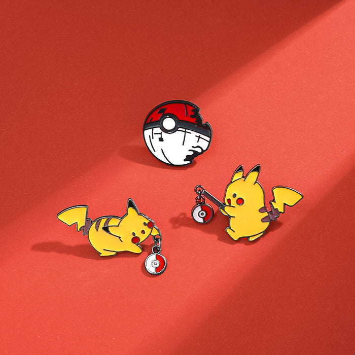 Wholesale Anime Cartoon Peripheral Metal Badge Cute Brooch Trendy Bag Accessories Alloy Jewelry