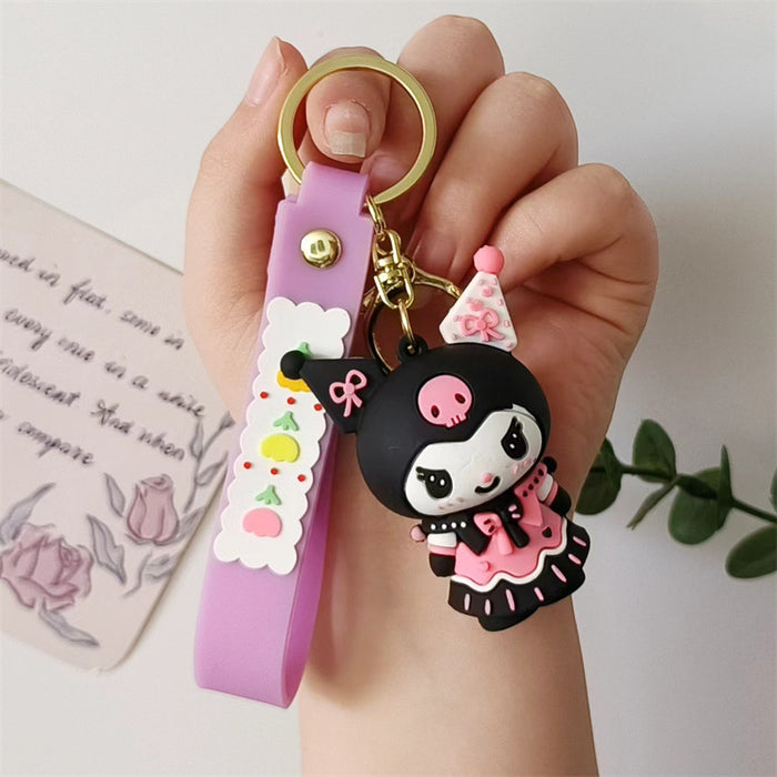 Wholesale Cartoon Silicone Doll Keychain JDC-KC-HaoXi011