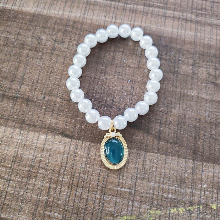 Wholesale Pearl heart necklace accessories hand-woven beaded jewelry accessories