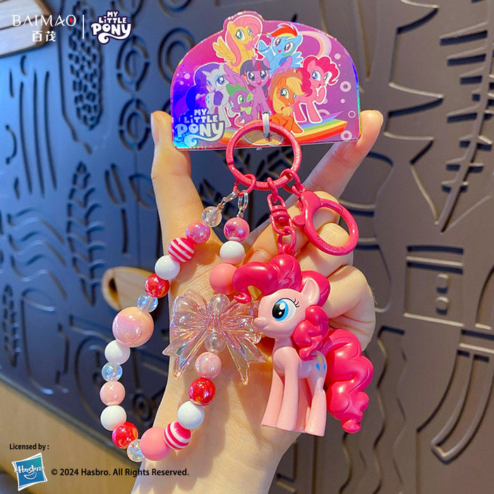 Wholesale Beaded keychain cute doll backpack pendant