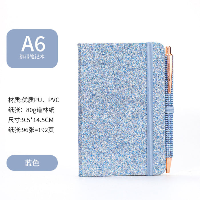 Wholesale Glitter Strap A6 Notebook Colorful Cover Creative Trends