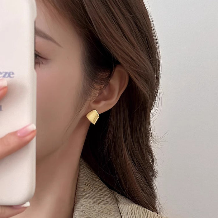 Wholesale Small niche design, metal earrings, personalized earrings, and ear accessories