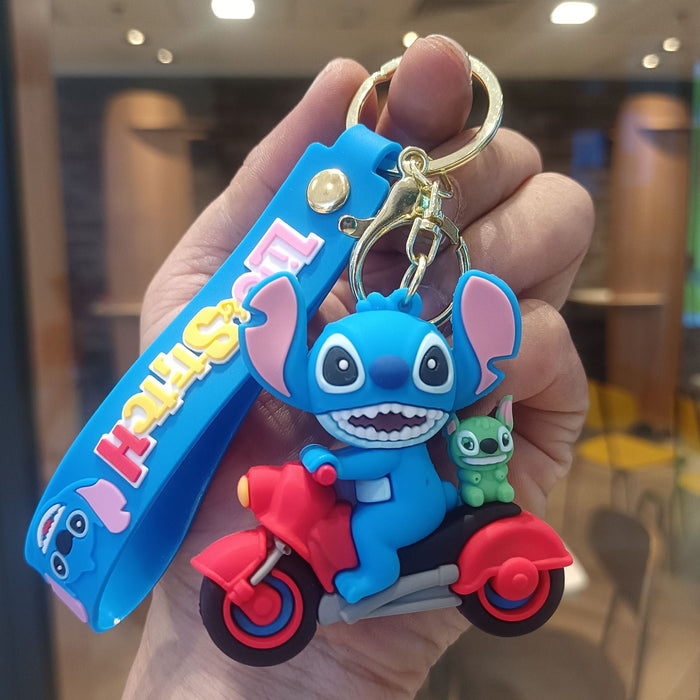 Wholesale Cartoon keychain figurine costume pendant student backpack keychain claw machine small gift