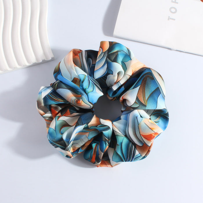 Wholesale Hair Accessories Batch Hair Rings Printed Holiday Style Hair Rings