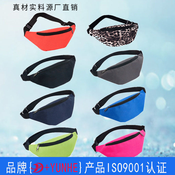 Wholesale Waist Bag Oxford Waterproof Chest Bag Outdoor Sports Running Mobile Phone Bag Multi-Functional Outdoor Cycling Shoulder Bag