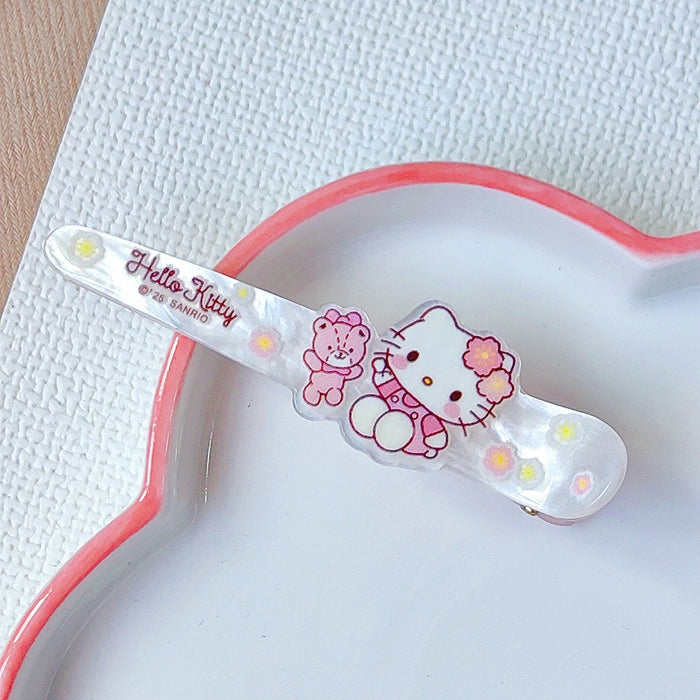 Wholesale Cute Cartoon Cat Acrylic Hair Clip for Bangs