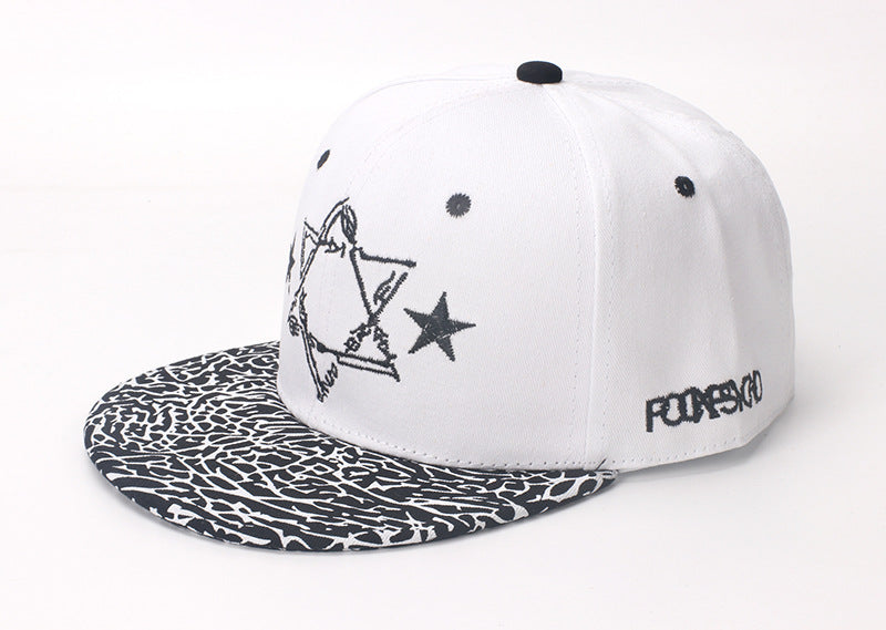 Wholesale Sunshade baseball cap, outdoor sun protection flat edge street dance cap