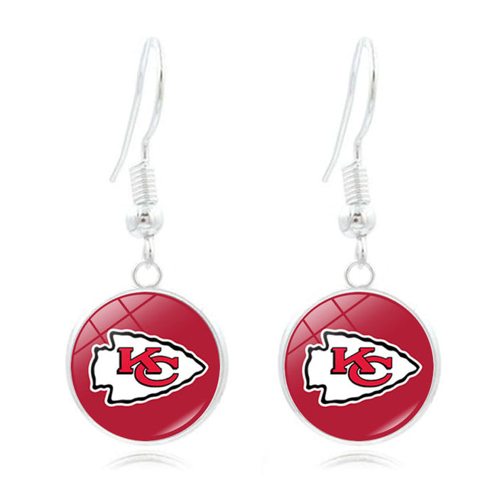 Wholesale Football Team  Pattern Earrings   Ear Jewelry