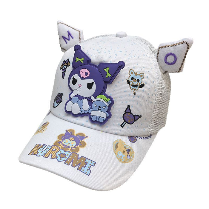 Wholesale Children's baseball cap, anime cartoon duckbill cap, children's sun protection and sunshade cap