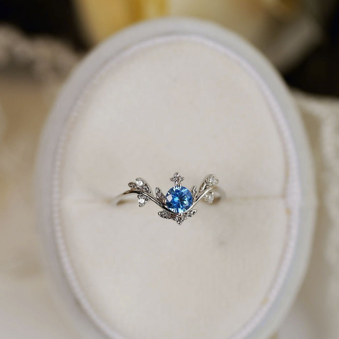 Wholesale Original niche natural stone light luxury versatile simple ring