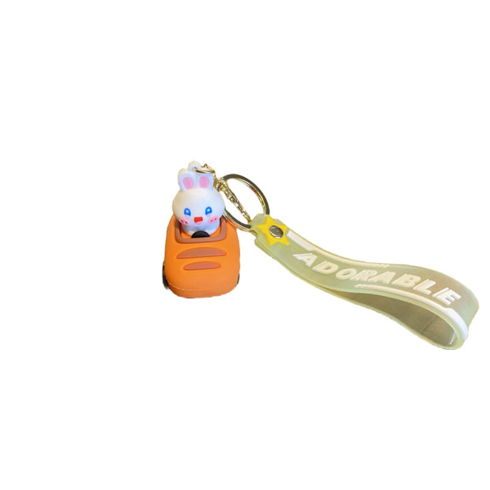 Wholesale Cute 3D Doll Silicone Keychain JDC-KC-MingT138