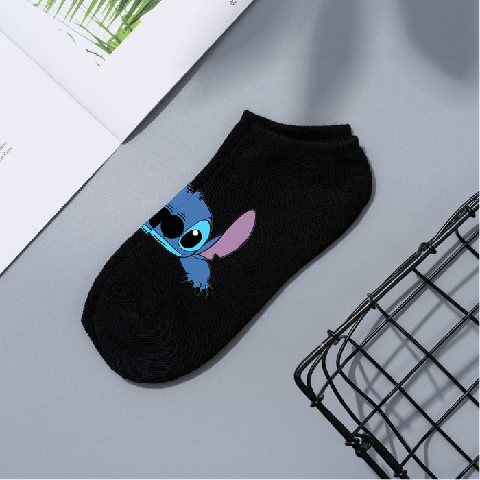 Wholesale Cartoon Short Cotton Socks JDC-SK-WuDuomei005