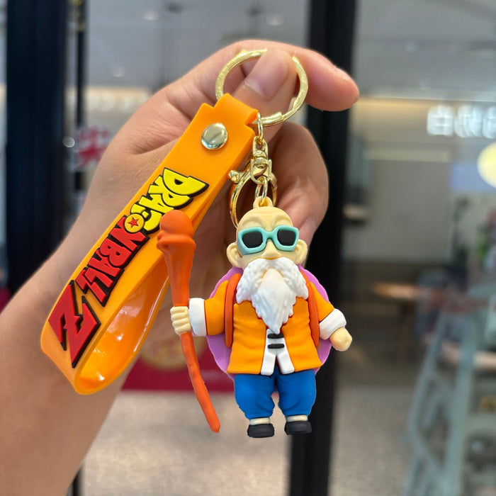 Wholesale 2pcs Anime Keychain Silicone 3D Figure Key Accessory Gift