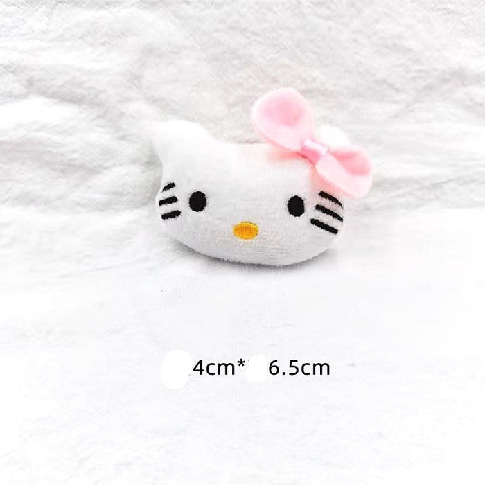 Wholesale Popular cartoon plush doll brooches,  white and yellow dog dolls,  trendy shoe,  clothing,  and bag brooches