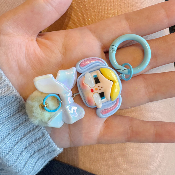 Wholesale Cool Creative Plush Bag Hanging Keychains