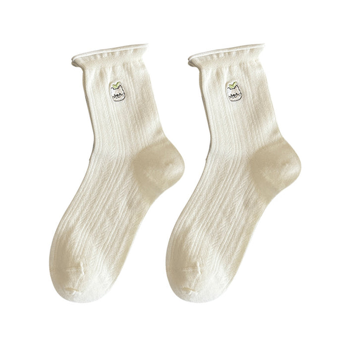 Wholesale New socks, cotton socks, mid tube socks, soft, breathable, sweat absorbing, odor proof