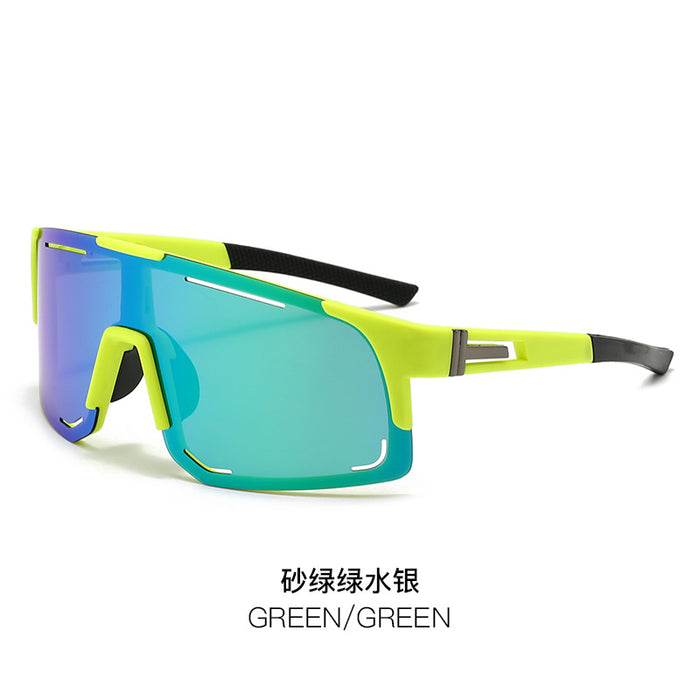 Wholesale New Polarized Sports Sunglasses Large Frame Outdoor Riding Windproof Sunglasses Colorful Glasses
