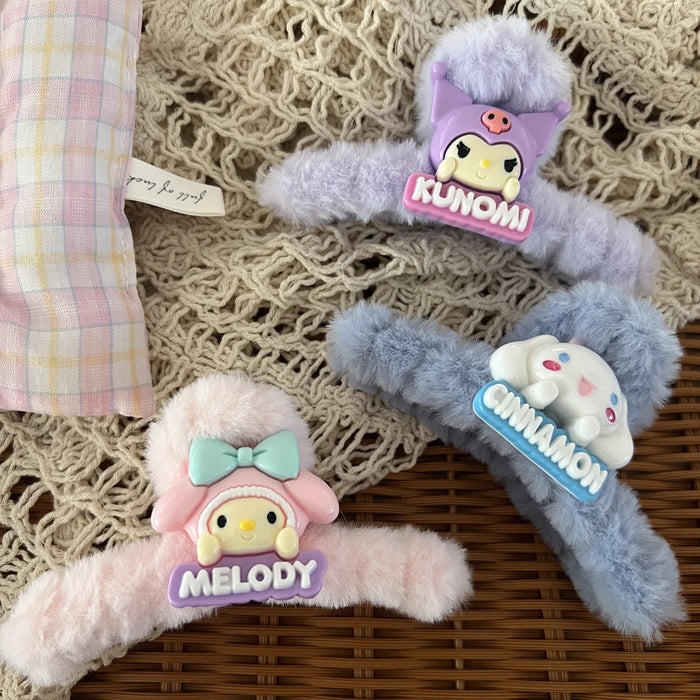 Wholesale Cartoon Cute Plush Hair Clips JDC-HC-Wangl003