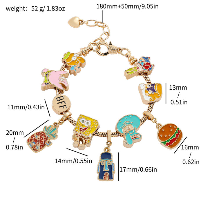 Wholesale Anime Bracelet Diy Beaded Loose Bead Bracelet JDC-BT-ZhuoS012