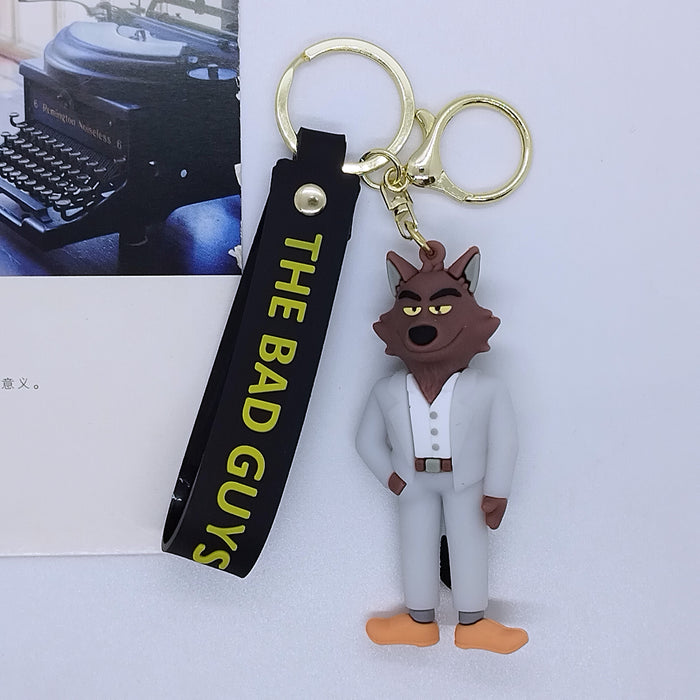 Wholesale cartoon villain alliance key chain pendant bag car key chain accessories gift