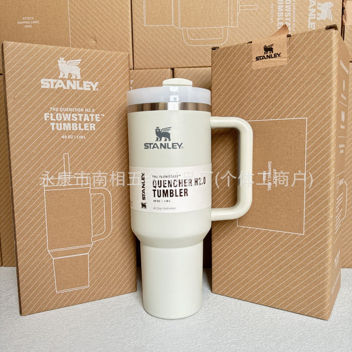 Wholesale 40oz giant straw cup,  car-friendly stainless steel large capacity ice bullies cup