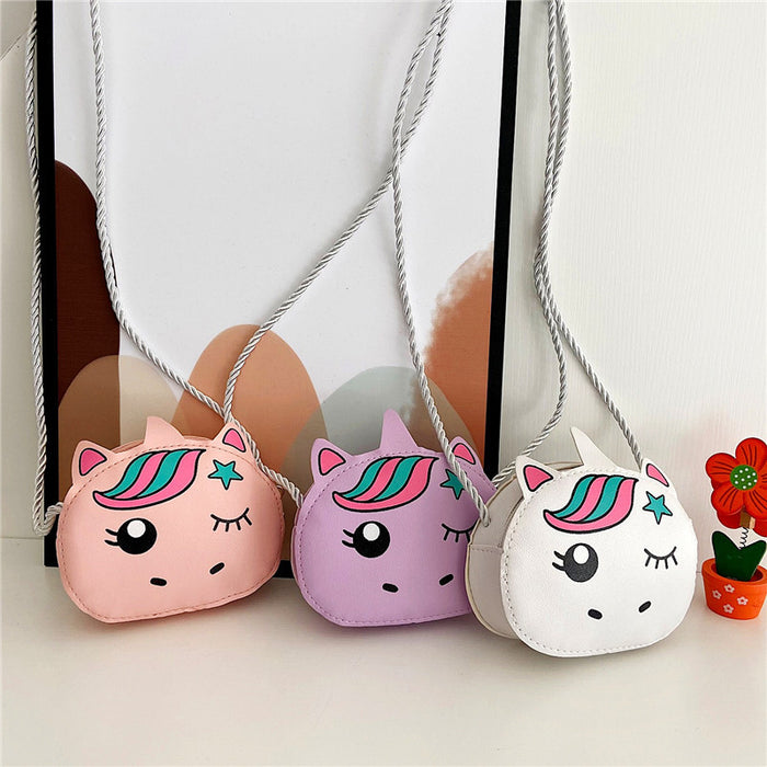 Wholesale New children's bag crossbody bag girl cute cartoon fashion shoulder bag change bag