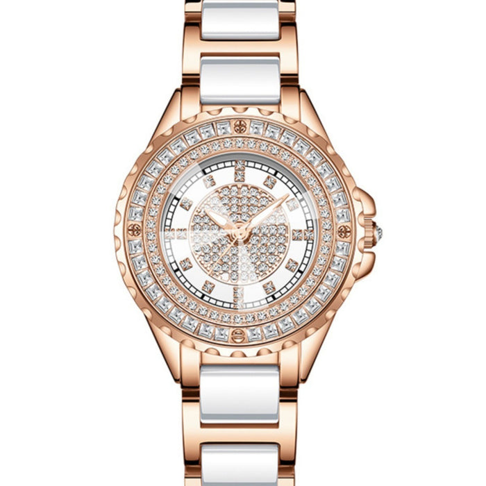 Wholesale Alloy Diamond Inlaid Quartz Women's Watch JDC-WH-XCD003