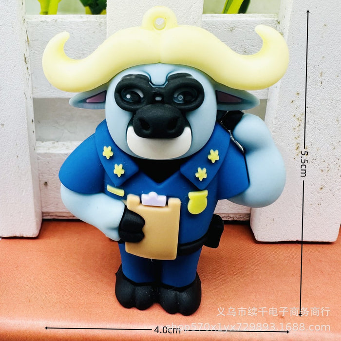 Wholesale Keychain Ring Doll Accessories Couple Bag Pendant