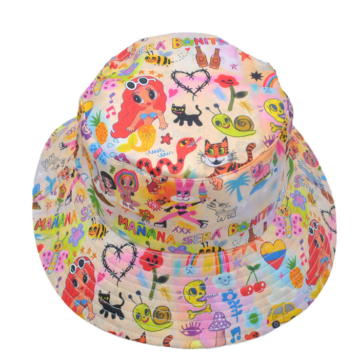 Wholesale Printing Polyester Fashionhat Bucket Hat Sun Protection JDC-FH-SS003