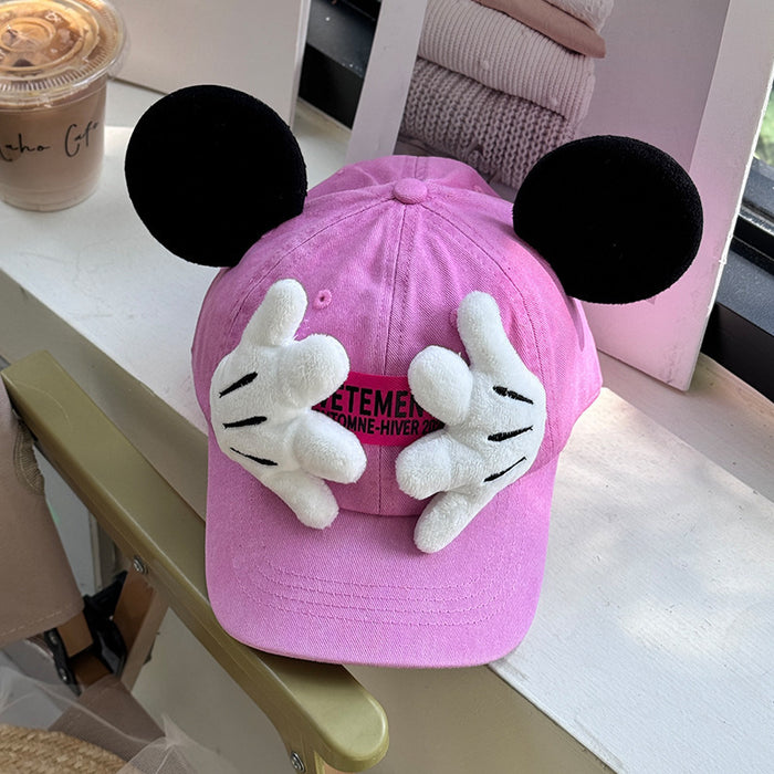 Wholesale Cartoon Ears Baseball Hat Parent Child Palm Duck Tongue Hat