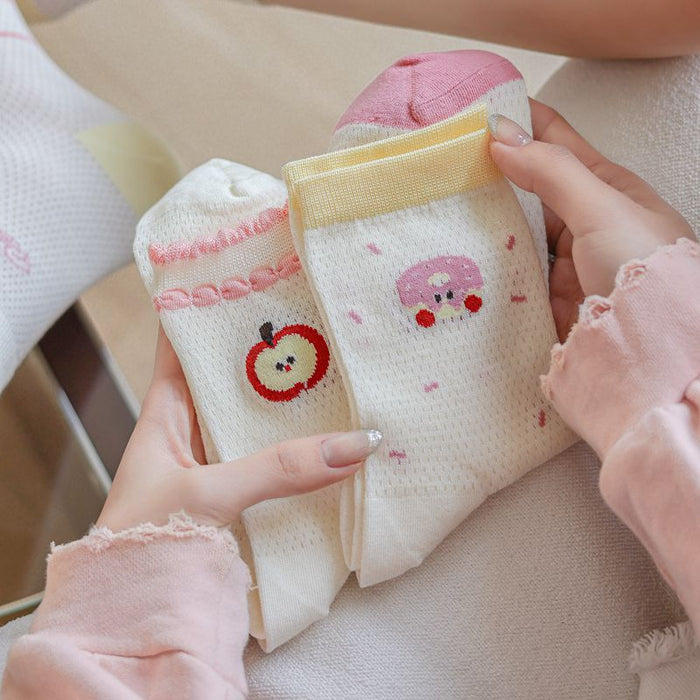 Wholesale Mesh socks, mouth tube socks, mesh eyes, wave points, pile socks