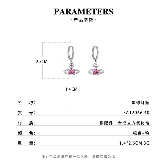 Wholesale Earrings are niche, light luxury, high-end, and slightly inlaid with zircon earrings and earrings