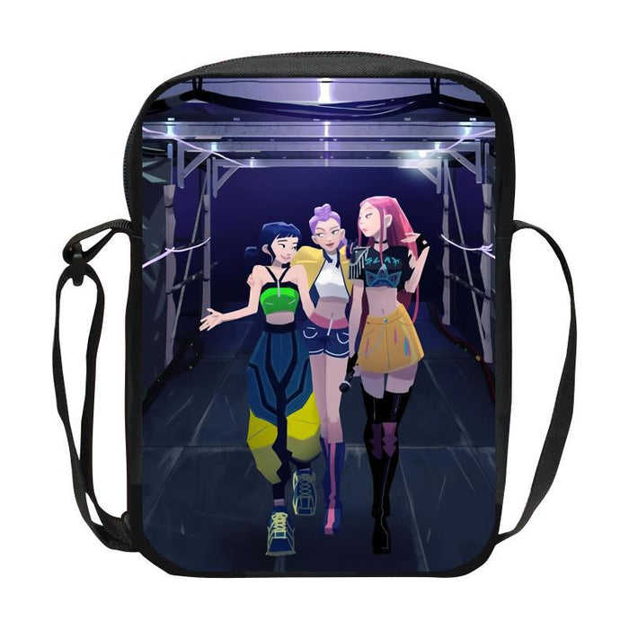 Wholesale K-Pop Hunter Witch Group Children' s Casual Shoulder Bag DIY Customized Men' s and Women' s Crossbody Bag