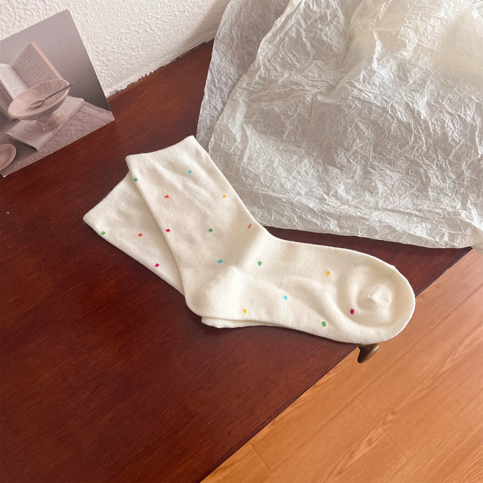 Wholesale Socks for children, mid tube socks, breathable and sweat absorbing in summer, cotton socks, thin