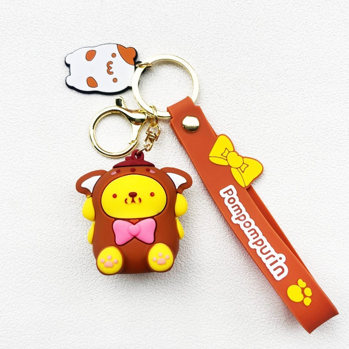 Wholesale PVC Cartoon Doll Keychain JDC-KC-WuYi269