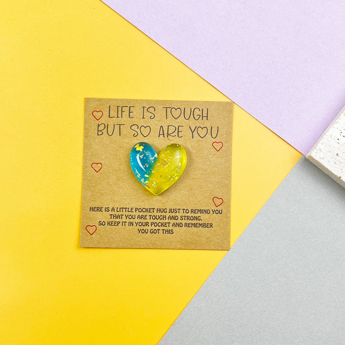 Wholesale Gradient Heart Pocket Decorations Hug Card