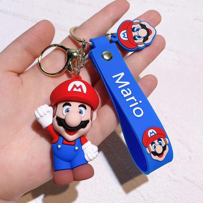 Wholesale Cartoon Anime PVC Keychain Cute Couple Car Pendant Bag Pendant