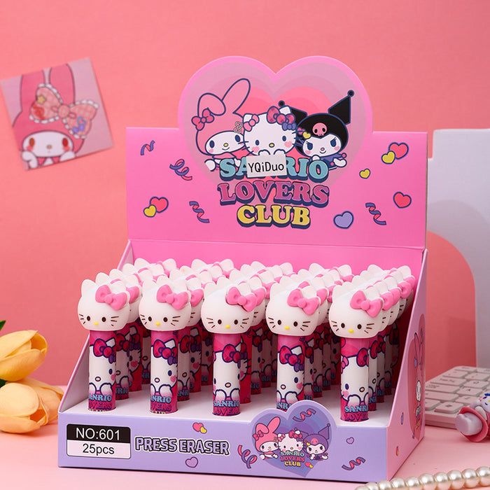 Wholesale New Soft Rubber Press Eraser Cute Press Eraser Cartoon High Beauty Gift Stationery