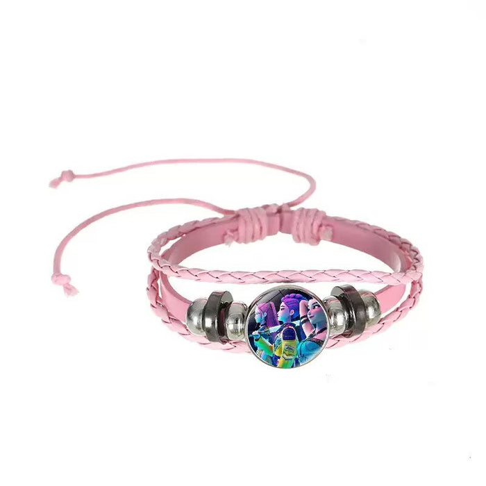 Wholesale K-POP Multi-layered Woven Beaded Bracelet